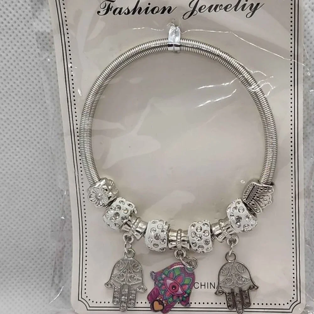 Brand New Three Hamsa Bracelet